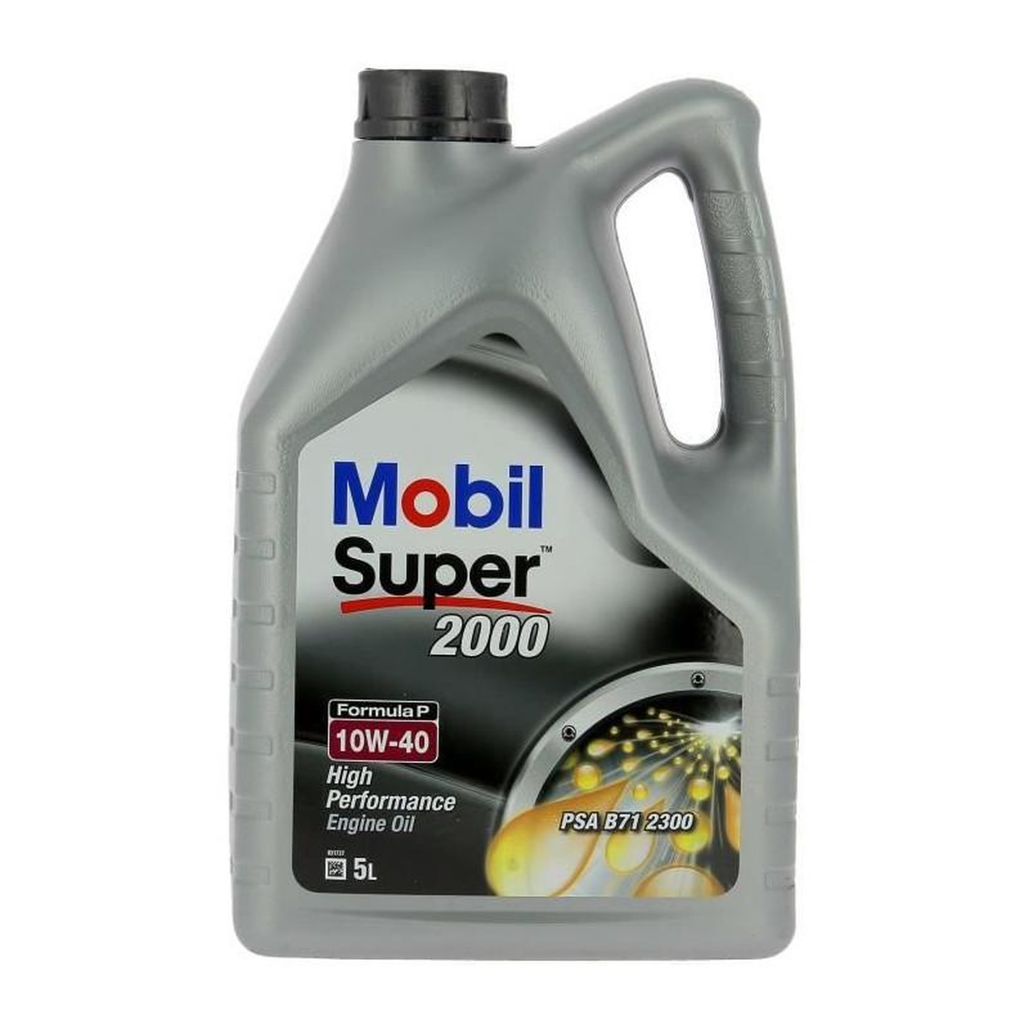 MOBIL Bidon huile de moteur - MOBIL - S2000 10W40 Formula-P - 5 L - 4 saisons