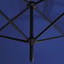 Voir la diapositive 5 : VIDAXL Parasol de jardin double avec mat en acier bleu azure 600x300cm