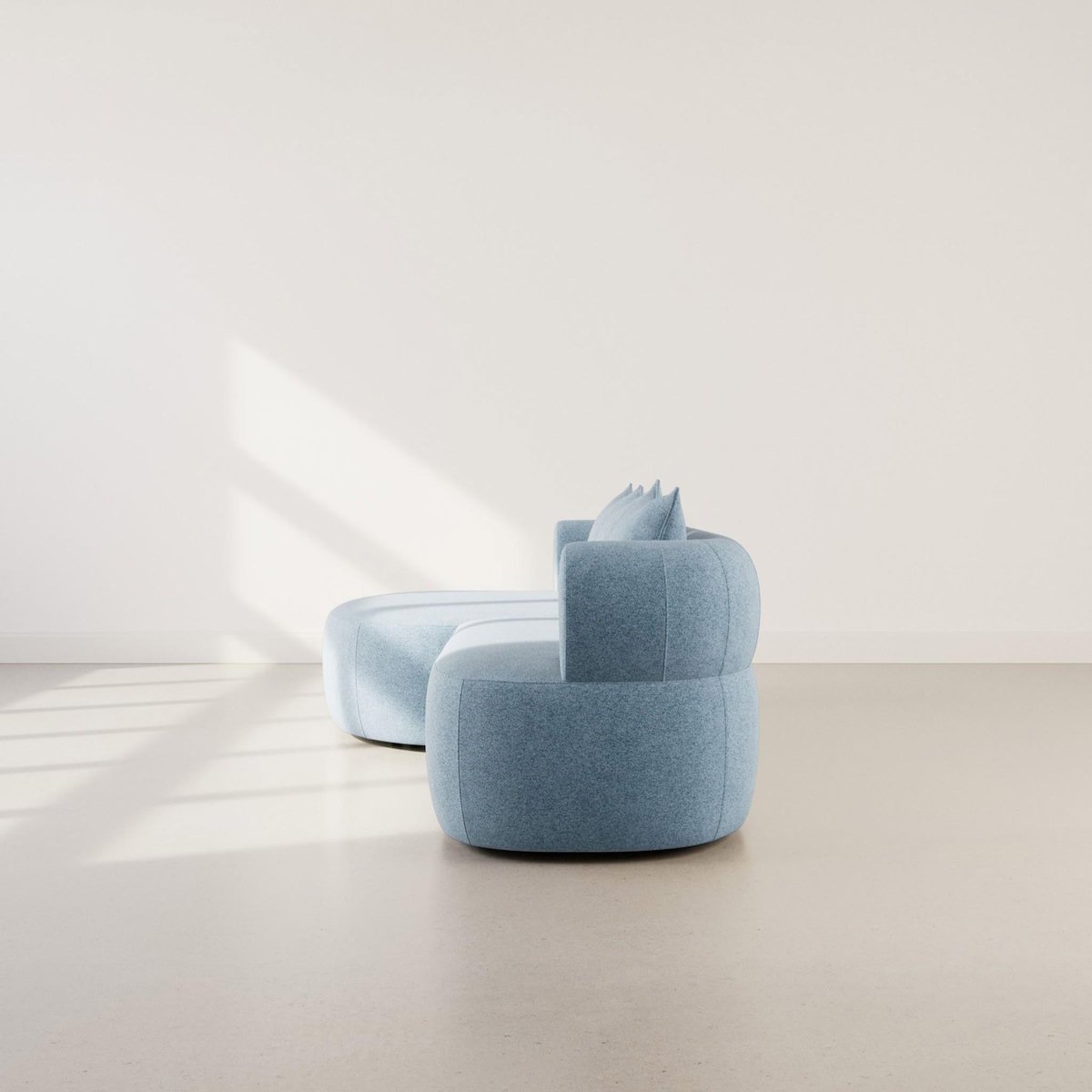 LISA DESIGN Angela - canapé d'angle gauche 4 places en velours texturé