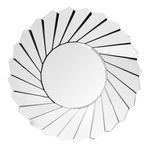 Paris Prix Miroir Mural Design  Zeus  80cm Argent
