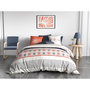 Voir la diapositive 1 : ATELIER DU COTON Parure housse de couette 100% coton 57fils elegance