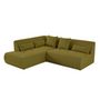 Voir la diapositive 2 : LISA DESIGN Onyx - canapé modulable d'angle gauche - 5 places - en tissu mailles 3d