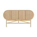 Rendez vous déco Tête de lit en rotin naturel 140 cm-Navahino