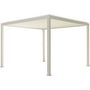 Voir la diapositive 4 : OMBREA Pergola Bioclimatique 4 pieds blanc 3,6x3,6m OMBREA®