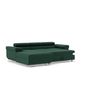 Voir la diapositive 3 : BEST MOBILIER Pablo - canapé d'angle gauche - 6 places - convertible avec coffre et têtières réglables - en velours