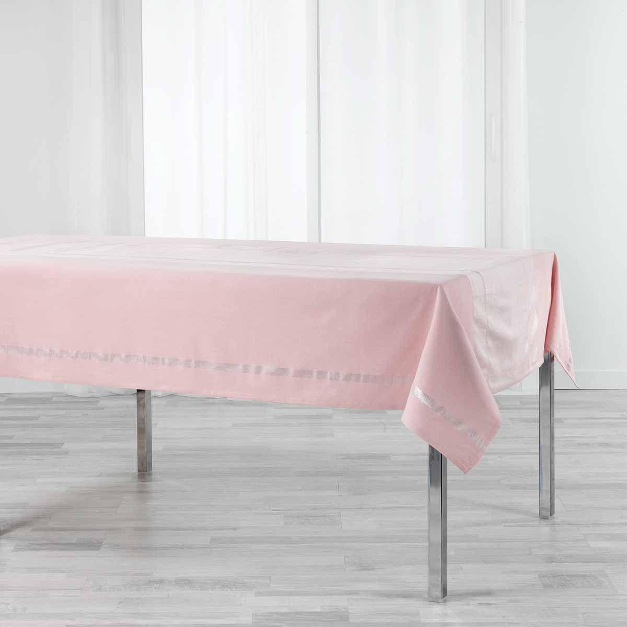 Douceur d'Intérieur Nappe rectangulaire  elegancia  140x240cm rose