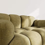 Voir la diapositive 4 : LISA DESIGN Grace - canapé modulable 2 places en velours texturé
