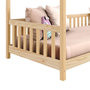 Voir la diapositive 6 : IDIMEX Lit cabane NINA 90 x 190 cm, en pin massif