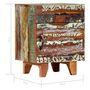 Voir la diapositive 6 : VIDAXL Table de chevet sculptee a la main 40x30x50cm Bois recuperation