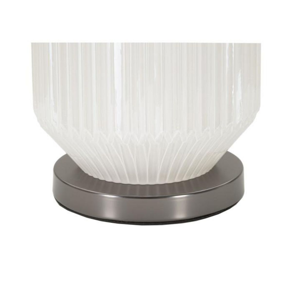 Paris Prix Lampe à Poser en Verre  Brighty  65cm Blanc & Gris
