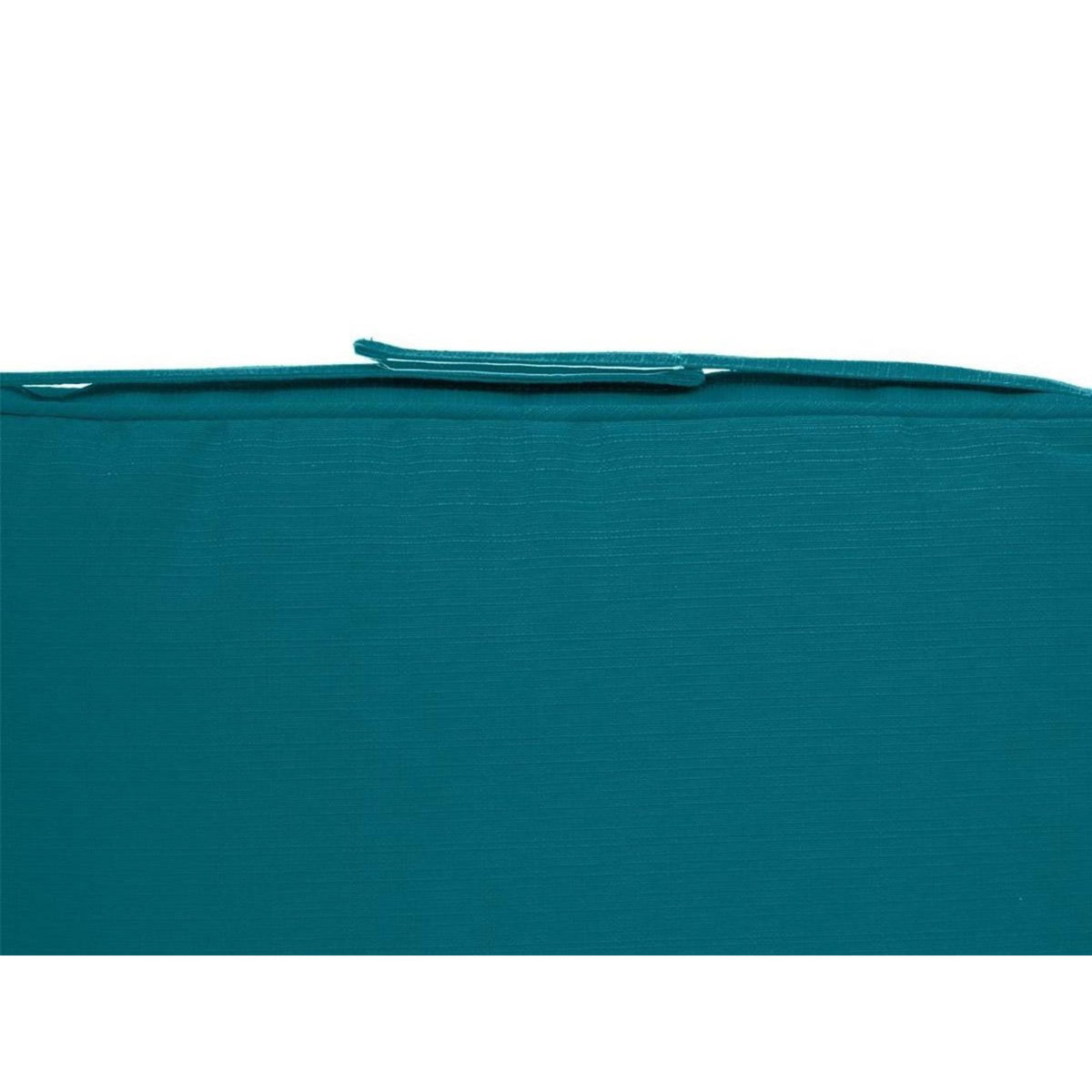 HESPERIDE Galette de chaise de jardin Bleu Canard - 40 x 40 cm - Hespéride