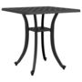Voir la diapositive 2 : VIDAXL Table de jardin noir 53x53x53 cm aluminium coule
