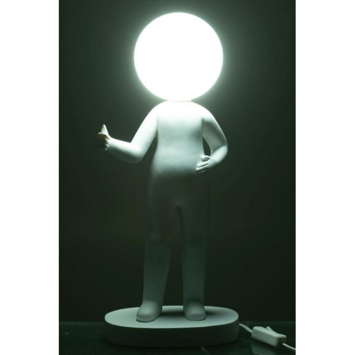 Paris Prix Lampe à Poser en Résine  Pouces  44cm Blanc
