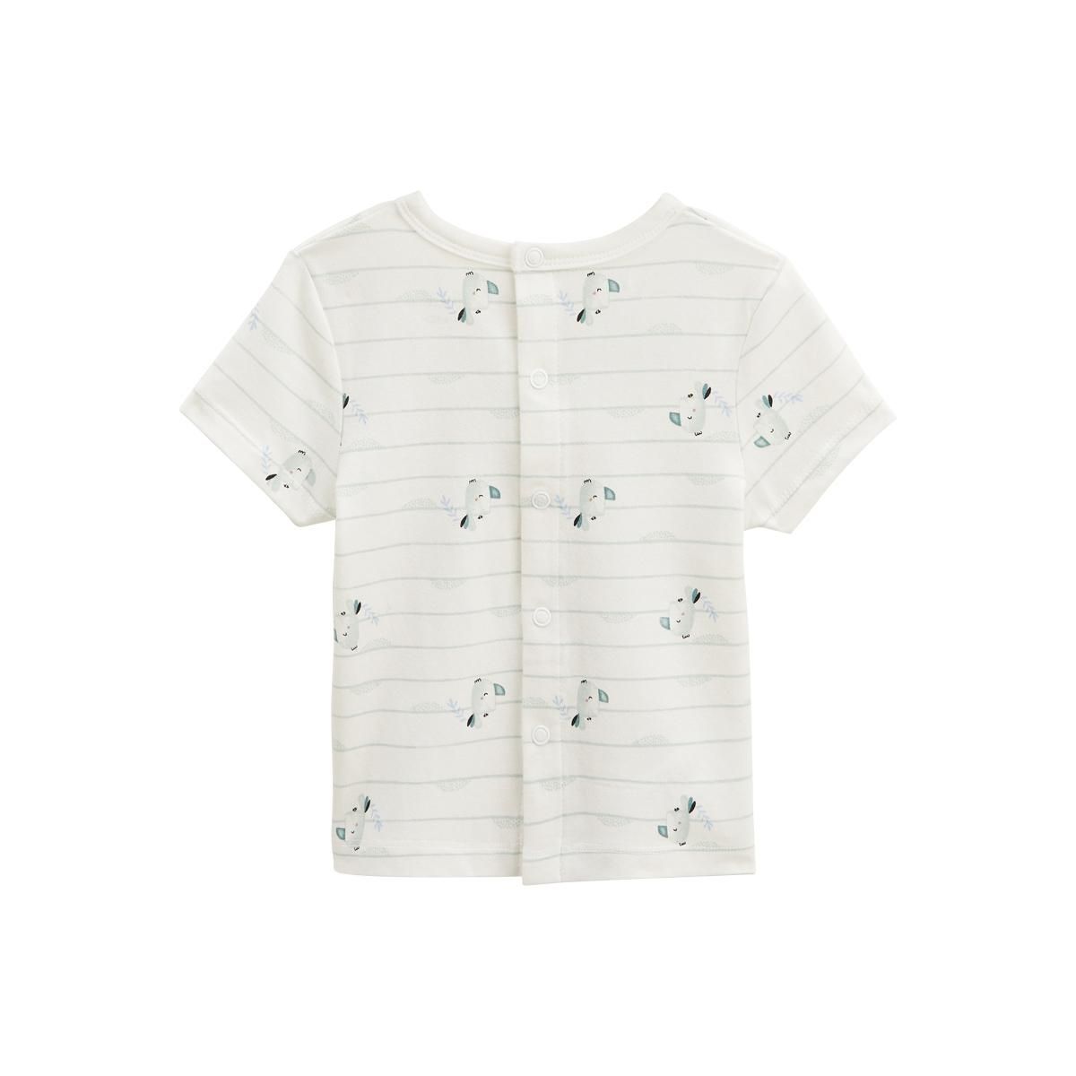 Petit Béguin Lot de 2 t-shirts bébé manches courtes Kimi