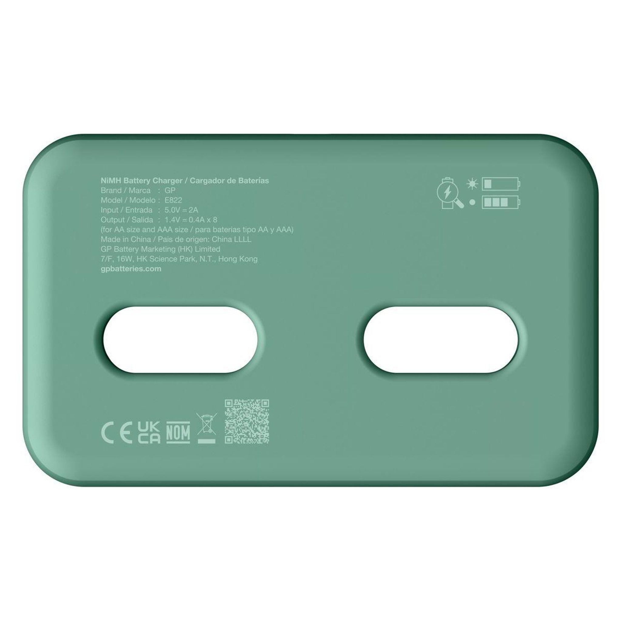 Voir la diapositive 3 : GP BATTERIES Chargeur de piles aa et aaa 8 canaux de charge