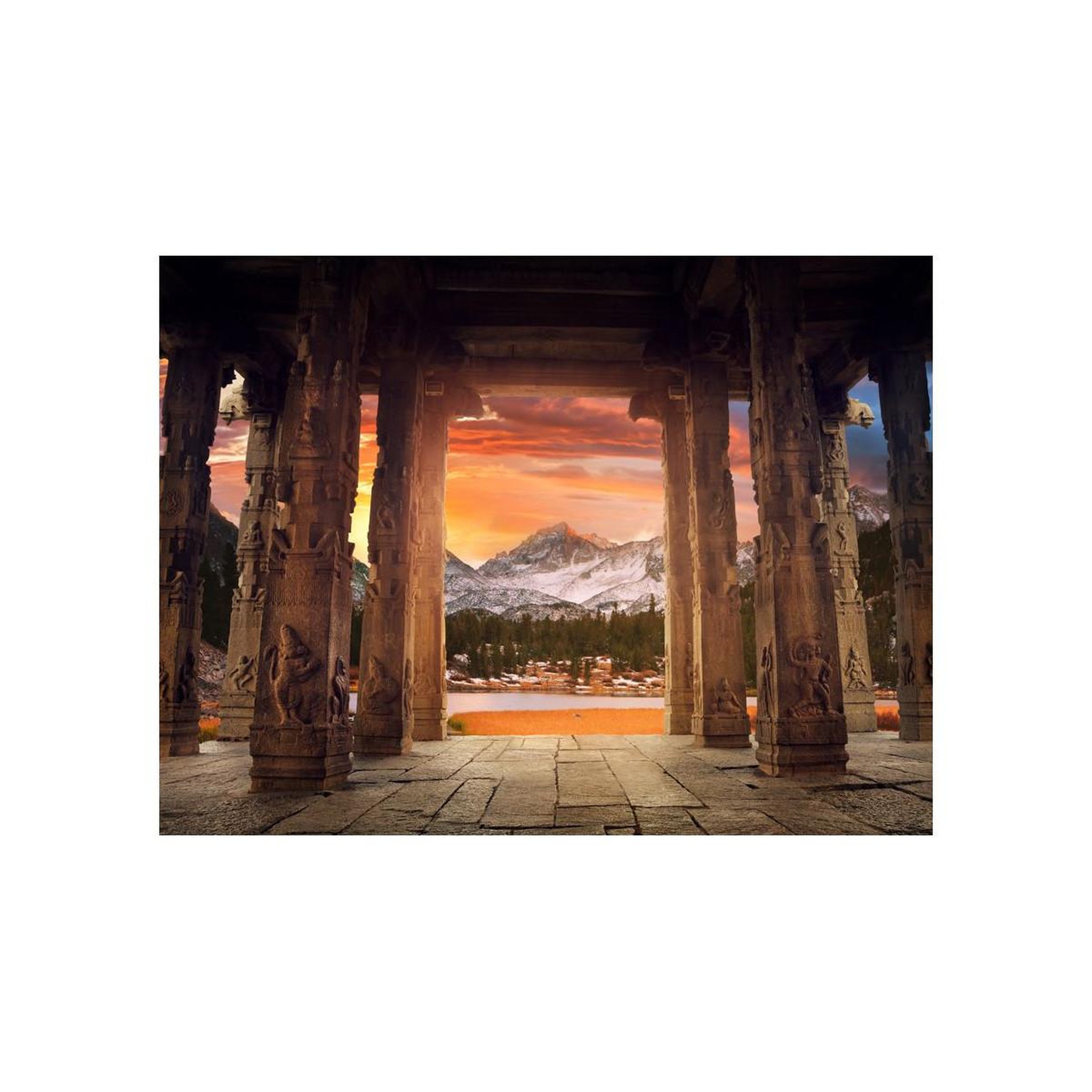 Voir la diapositive 2 : Paris Prix Papier peint  trail of rocky temples