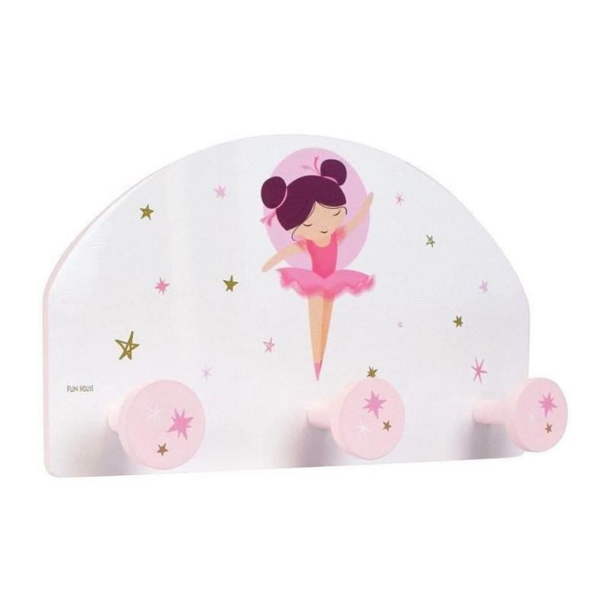 Fun House Porte-manteau - Danseuse Ballerine - FUN HOUSE - H.37 X L.21.5 X P.68 cm