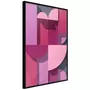 Paris Prix Affiche Murale Encadrée  Pink Geometry 
