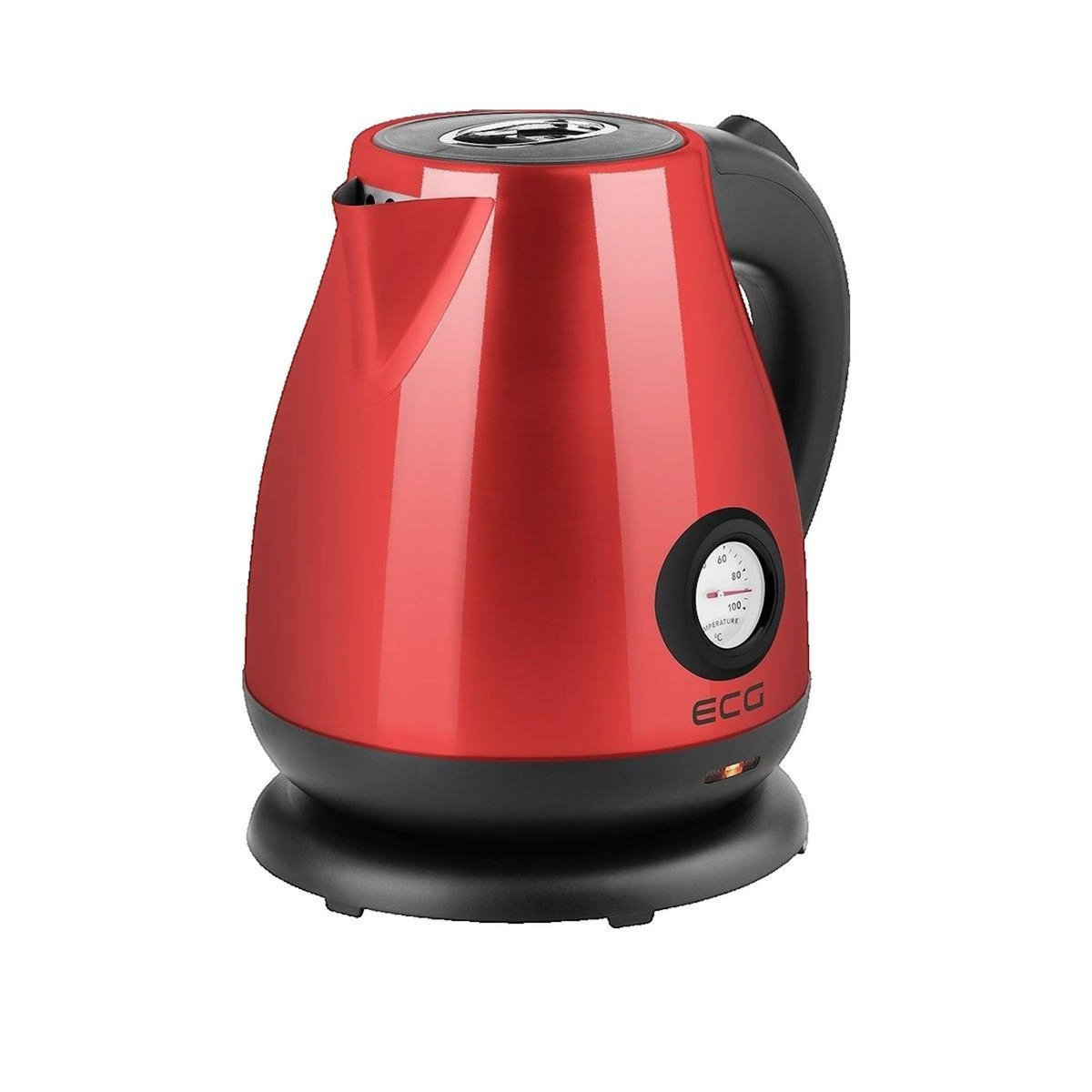 Elec EQ Bouilloire électrique ECG RK 1705 Metallico Rouge
