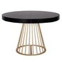 Voir la diapositive 1 : Paris Prix Table de Repas Extensible  Resoa  110-260cm Noir
