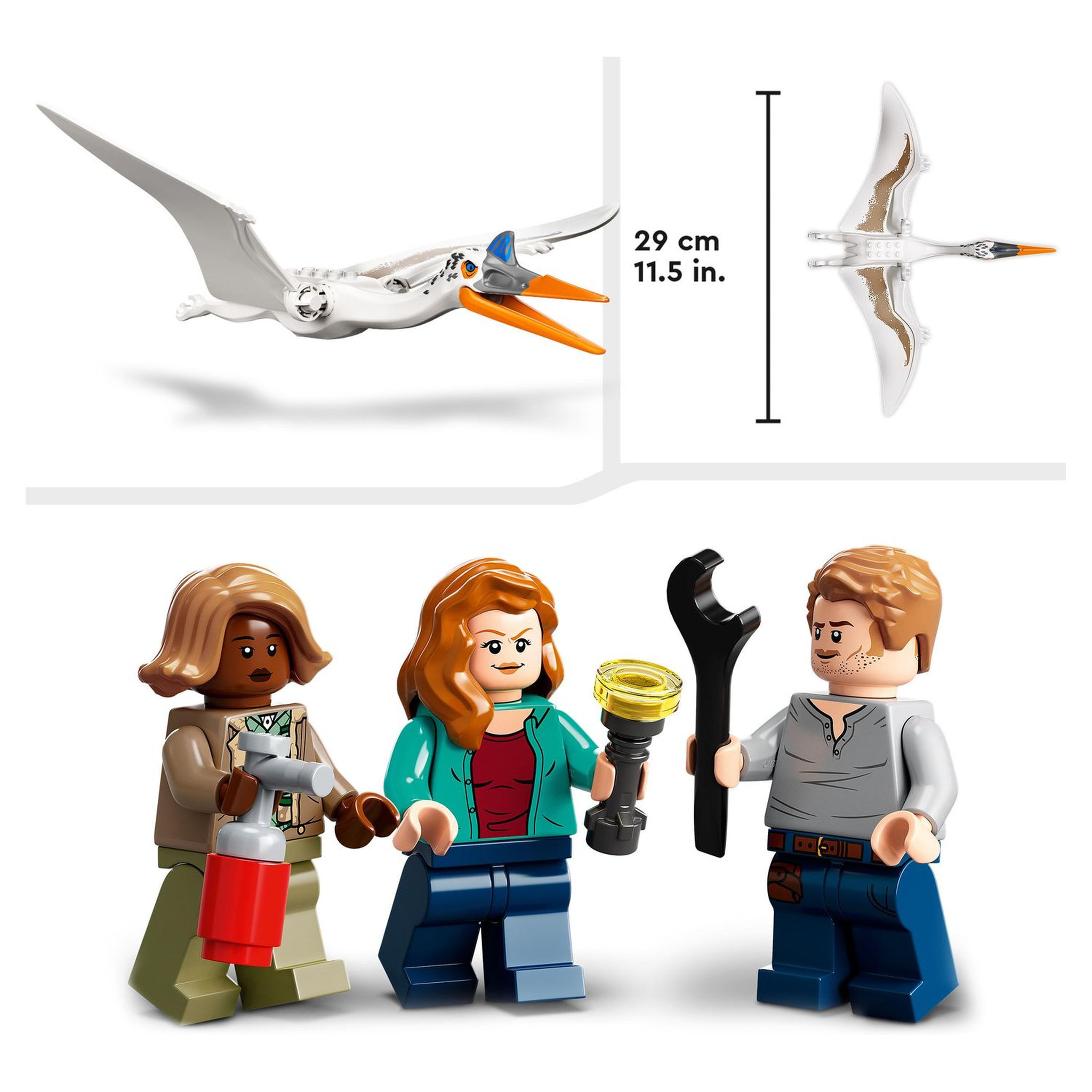 Voir la diapositive 6 : LEGO Jurassic World 76947 L&rsquo;Embuscade en Avion du Quetzalcoatlus, Dinosaure Jouet et Avion