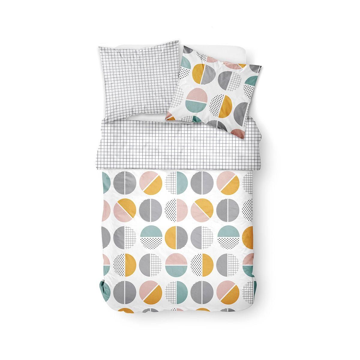 TODAY Parure housse de couette en coton 57 fils LUNA