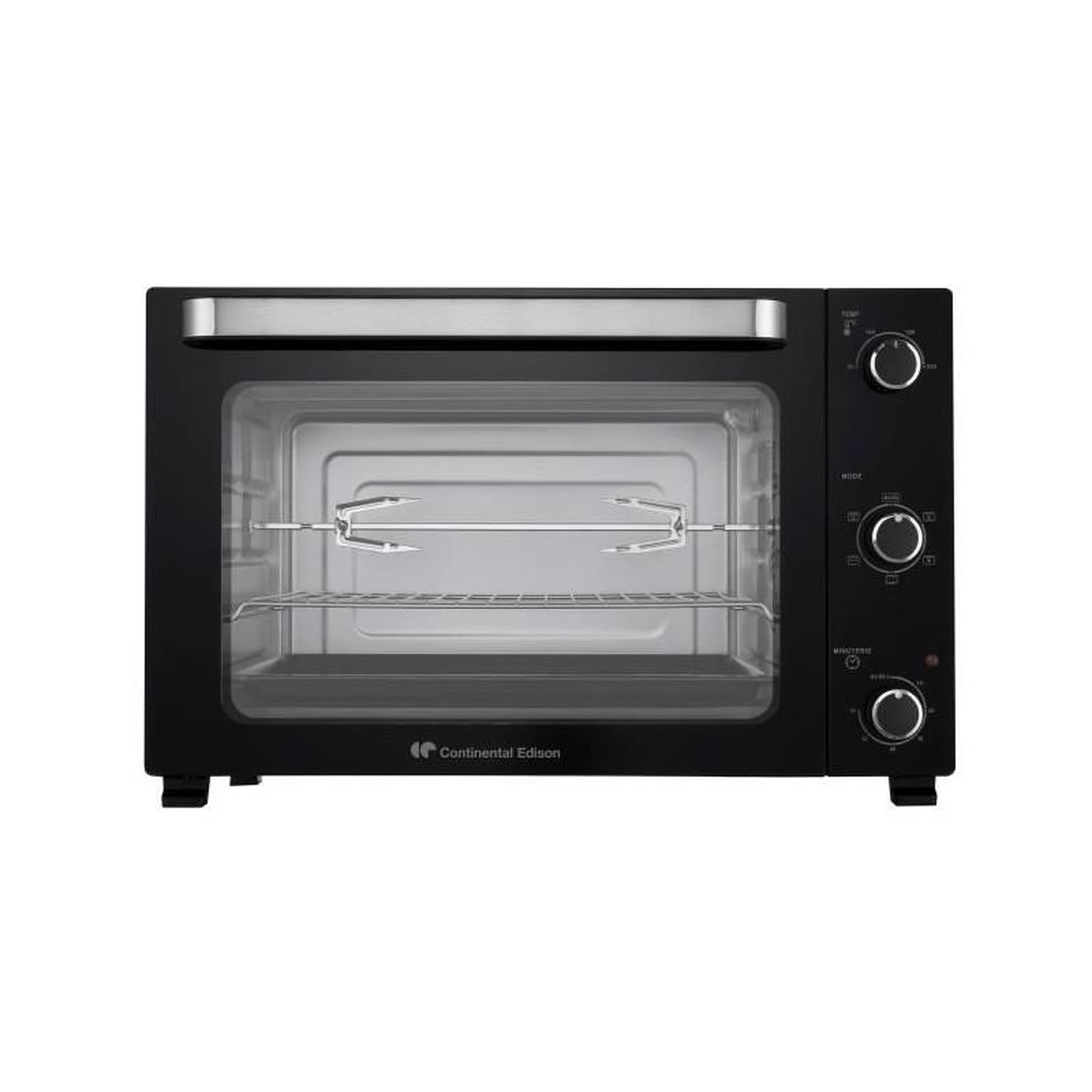 Voir la diapositive 1 : CONTINENTAL EDISON Minifour électrique -Convection naturelle CONTINENTAL EDISON - CEMF60B3 - Noir - L60 x H39 x P 48 cm