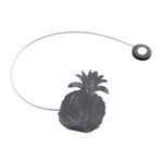 Paris Prix Embrasse de Rideau Aimantée  Ghana  30cm Noir