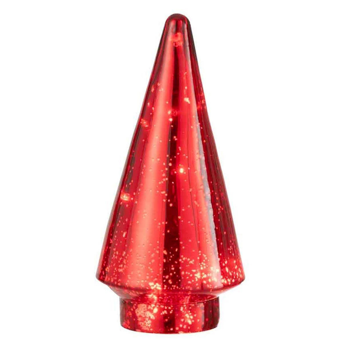 Paris Prix Sapin de Noël en Verre  Led  24cm Rouge