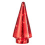 Voir la diapositive 2 : Paris Prix Sapin de Noël en Verre  Led  24cm Rouge
