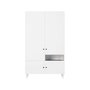 Voir la diapositive 2 : BEST MOBILIER Cleo - lit coffre avec led - 140x200 cm - sommier inclus - en velours