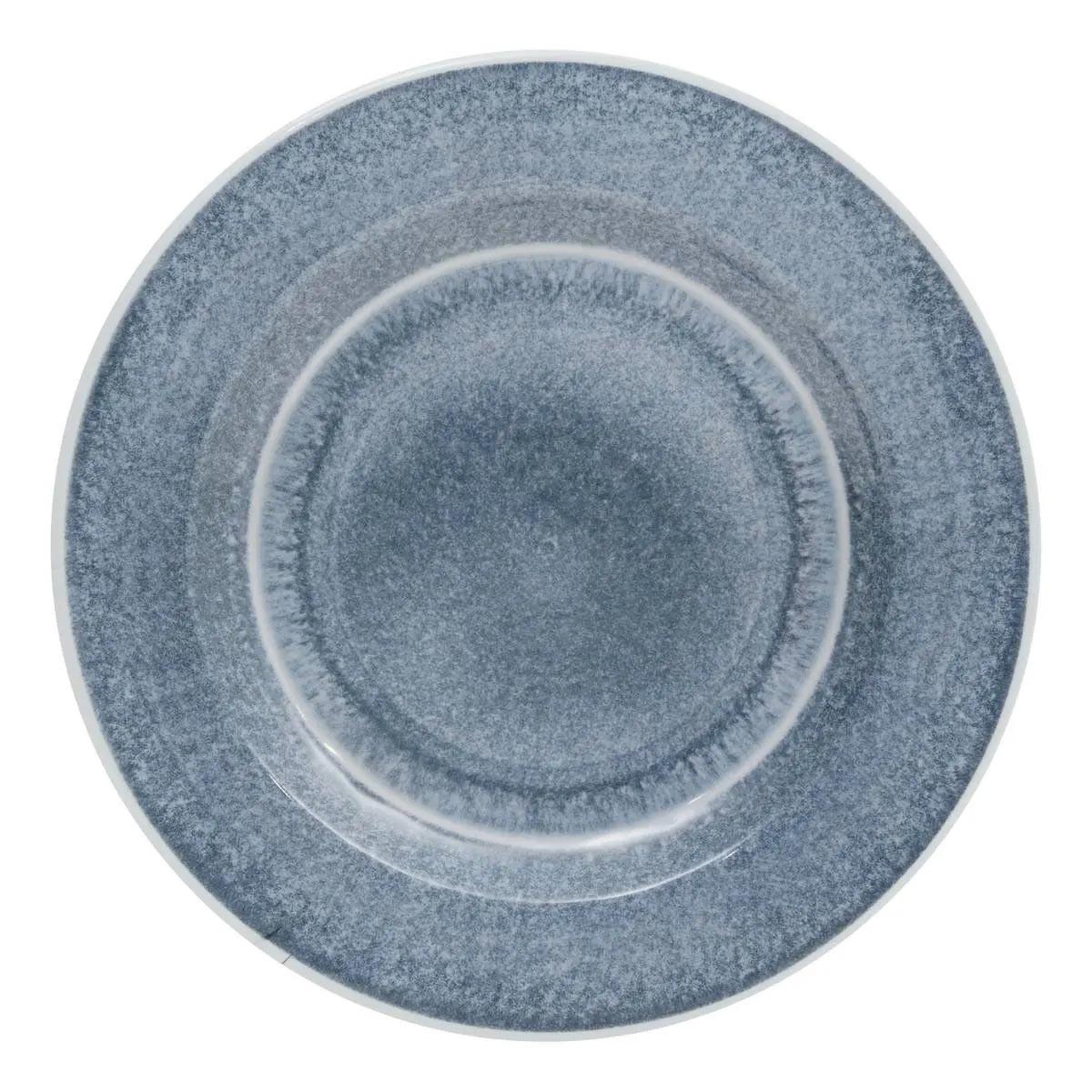 SECRET DE GOURMET Lot de 6 assiettes à dessert  fanny  22cm bleu