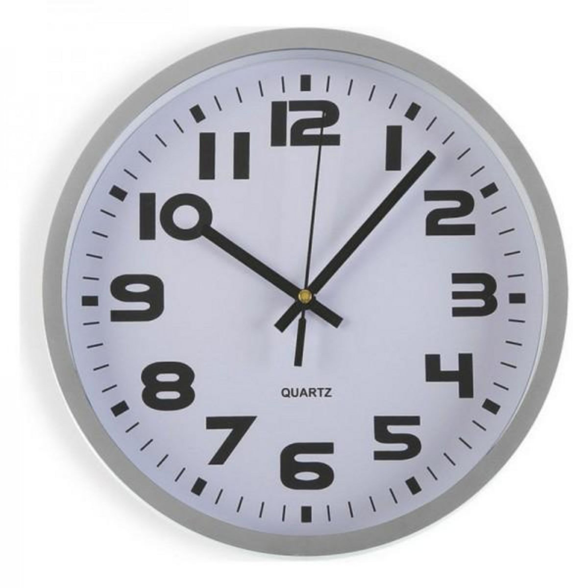 AAAAA Horloge Murale Versa Plastique 3,8 x 25 x 25 cm