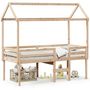 Voir la diapositive 2 : VIDAXL Lit haut sans matelas 80x200 cm bois de pin massif
