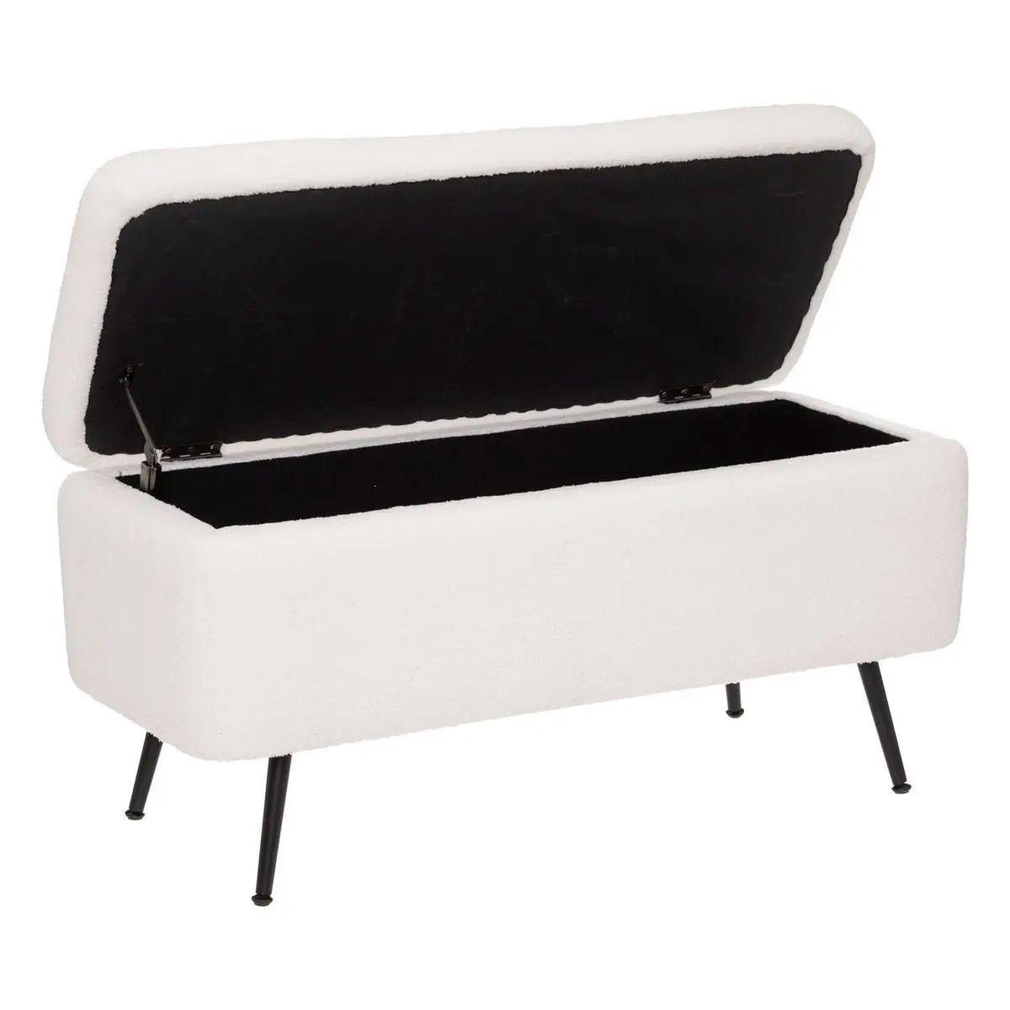 Voir la diapositive 2 : ATMOSPHERA Banc & coffre de rangement  aurora  100cm blanc