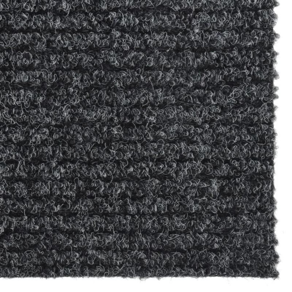 VIDAXL Tapis 100x300 cm Anthracite