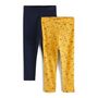 Voir la diapositive 1 : IN EXTENSO Lot de 2 leggings bébé fille