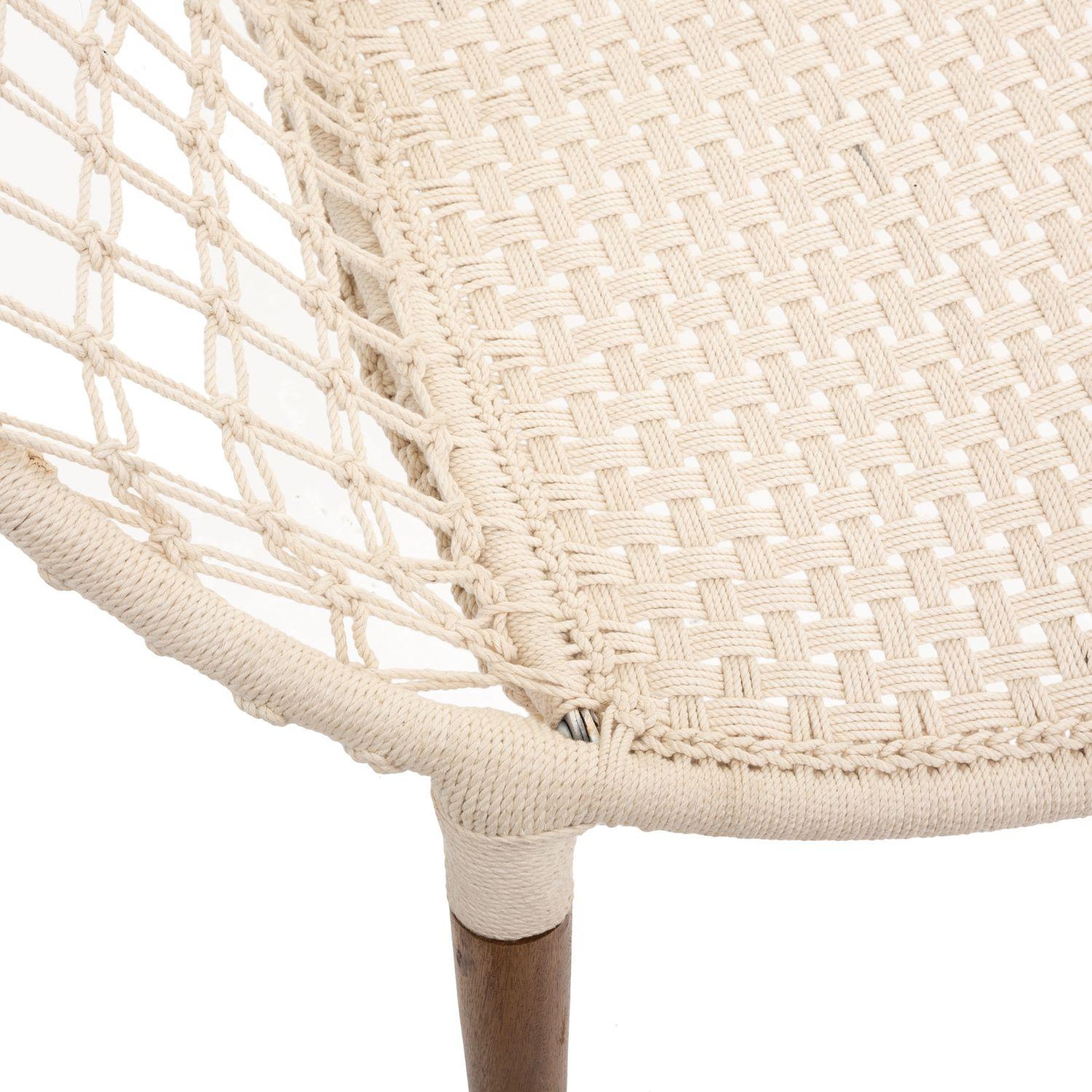 Voir la diapositive 4 : ATMOSPHERA Fauteuil de jardin ethnique en fil terre sauvage