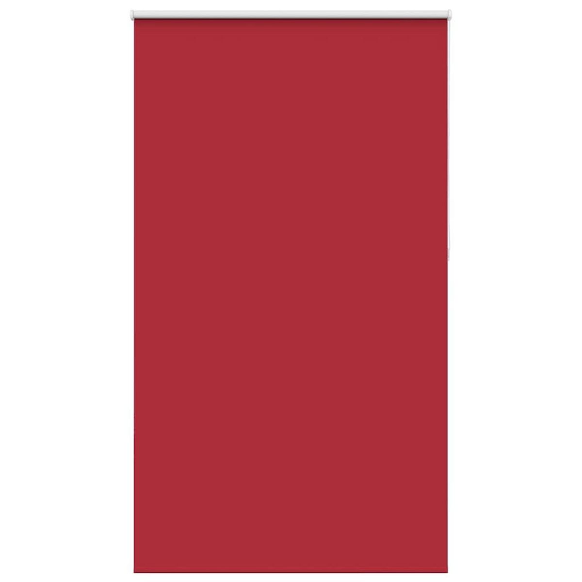 VIDAXL Store enrouleur occultant rouge largeur du tissu 116,6 cm