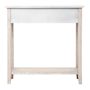 Voir la diapositive 3 : ATMOSPHERA Console Design 2 Tiroirs  Hina  80cm Blanc