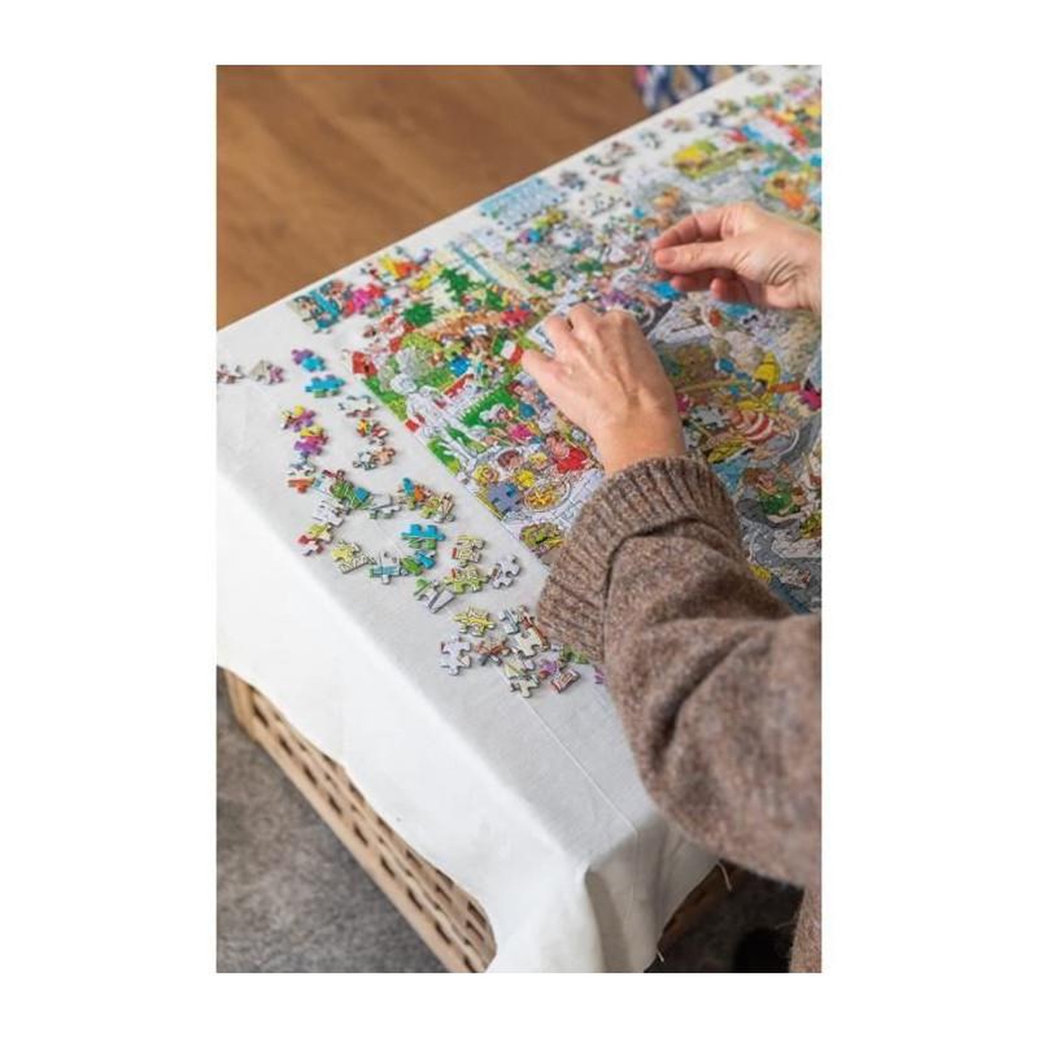 Voir la diapositive 4 : Jumbo Puzzle - JUMBO - Efteling Sprookjesbos 1000 pcs - Puzzles Jan Van Haasteren, qualité et style unique