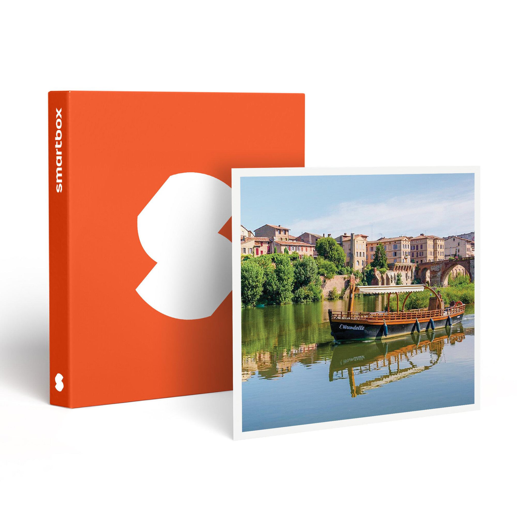 Smartbox Croisière d'1h30 en gabarre sur le tarn pour 2 personnes - coffret cadeau sport & aventure