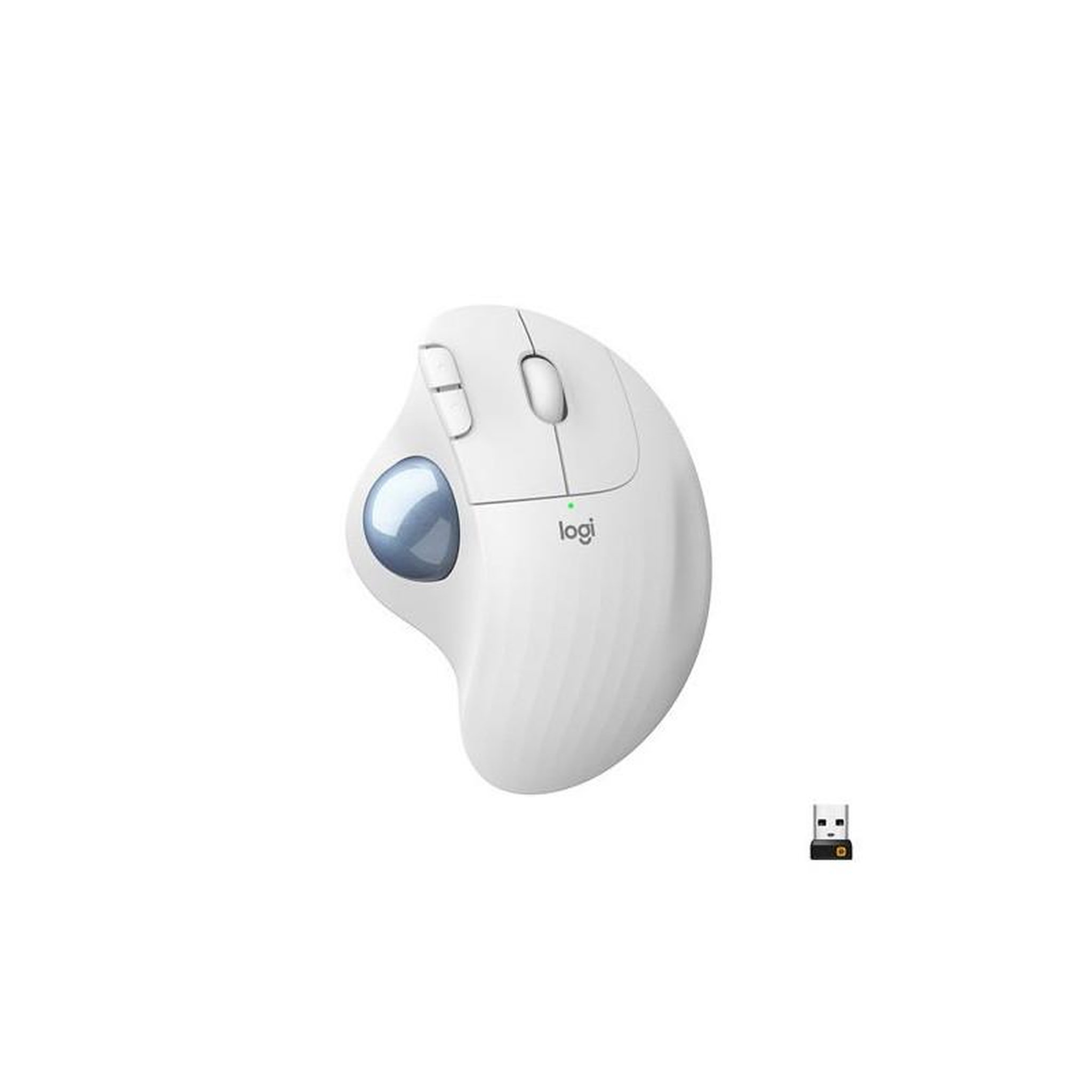 Logitech Souris Trackball sans fil Wifi Logitech ERGO M575 Blanc cassé