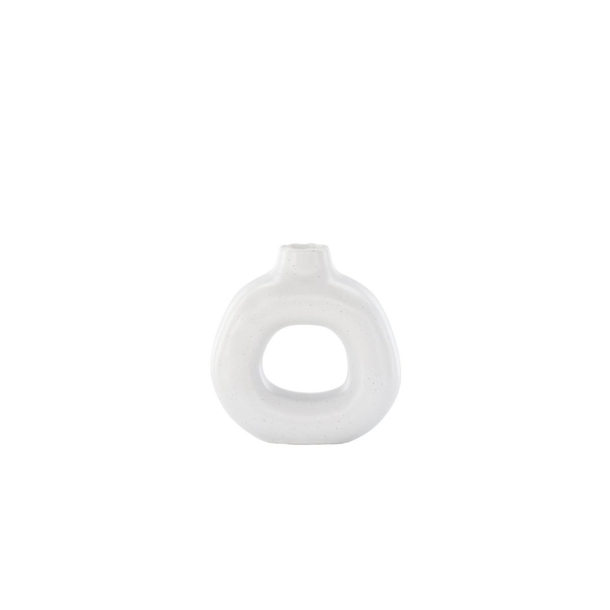 Voir la diapositive 2 : Paris Prix Bougeoir design en céramique  judi  13cm blanc