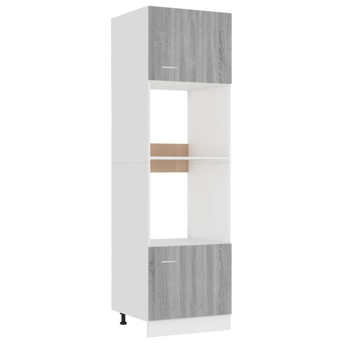 VIDAXL Armoire a micro-ondes Sonoma gris 60x57x207 cm