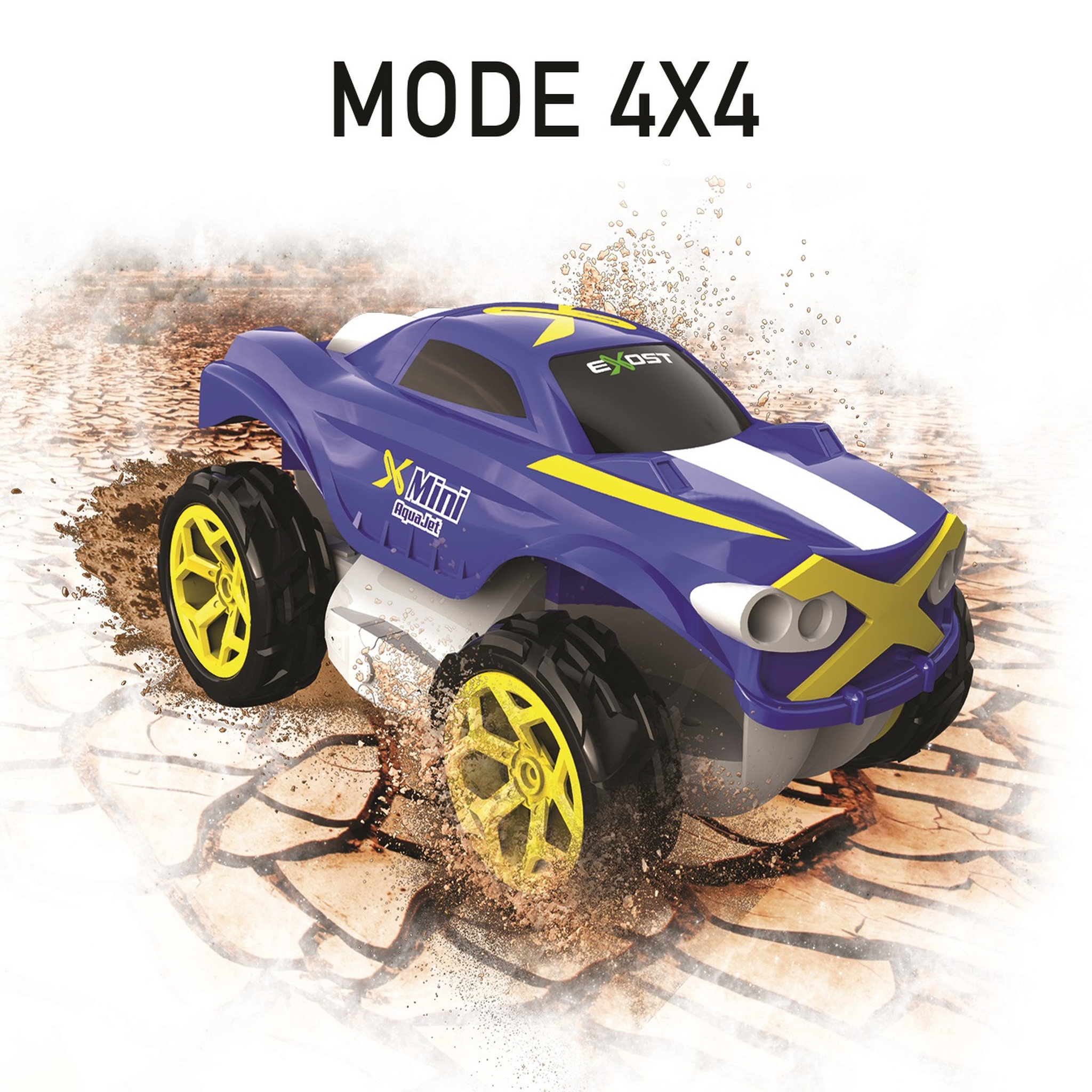 Voir la diapositive 3 : SILVERLIT Exost - Voiture amphibie radiocommandée Mini Aquajet transformable 4X4 ou bateau 1/18ème 2.4 GHz