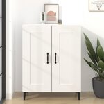 VIDAXL Buffet Blanc 69,5x34x90 cm Bois d'ingenierie
