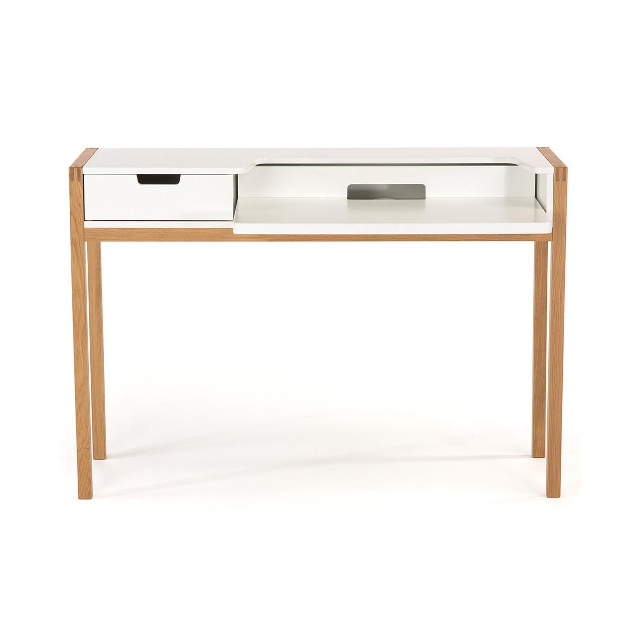 Voir la diapositive 2 : Paris Prix Bureau design en bois  farringdon  122cm naturel