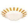 Voir la diapositive 2 : SECRET DE GOURMET Lot de 6 Assiettes Creuses  Cheri  20cm Ocre