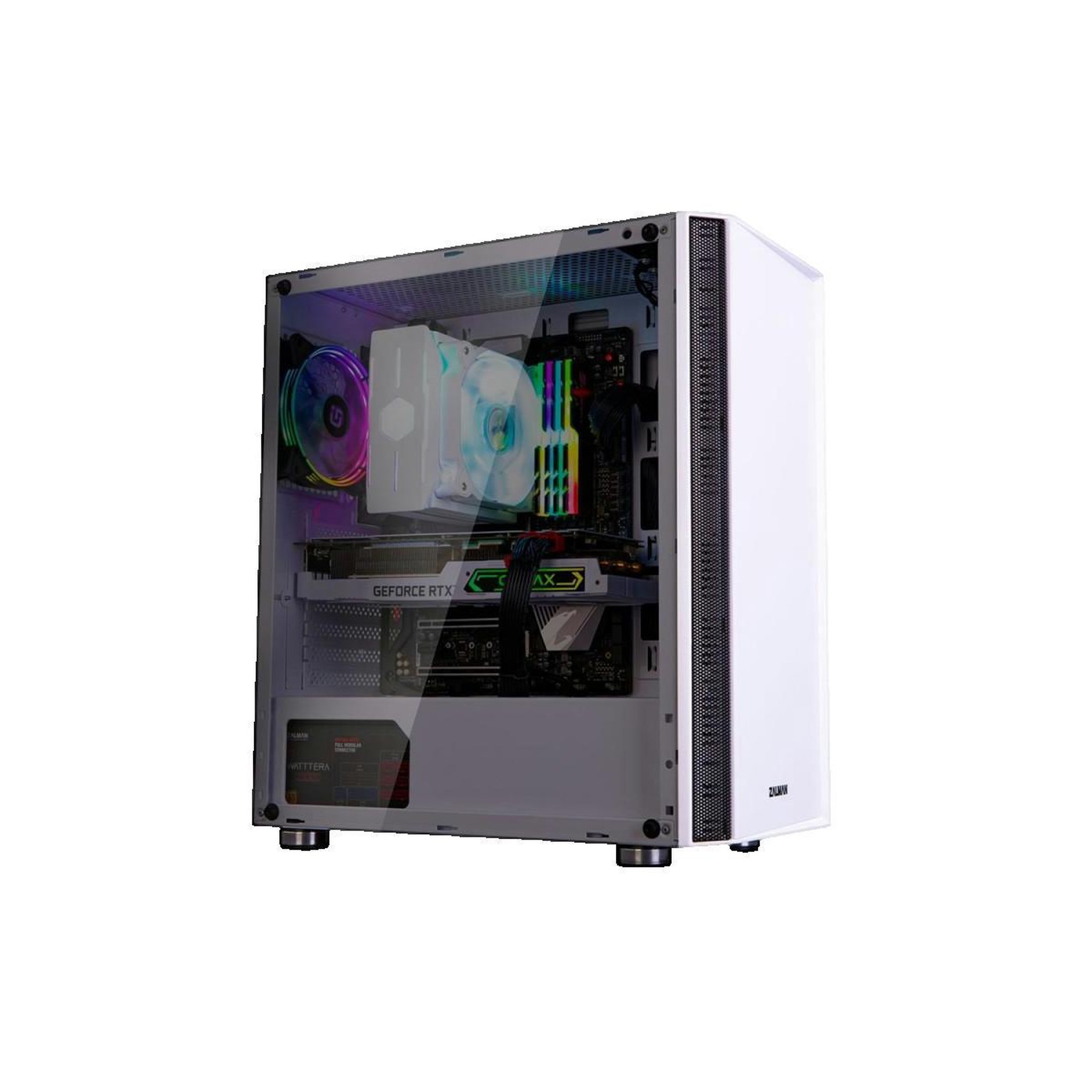 Voir la diapositive 2 : Zalman Boîtier Zalman R2 WHITE